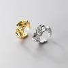 New Gold Silver Color Ring for Women Fashion Creative Irregular Metal Geometric Creative Open Rings Party Jewelry Gift