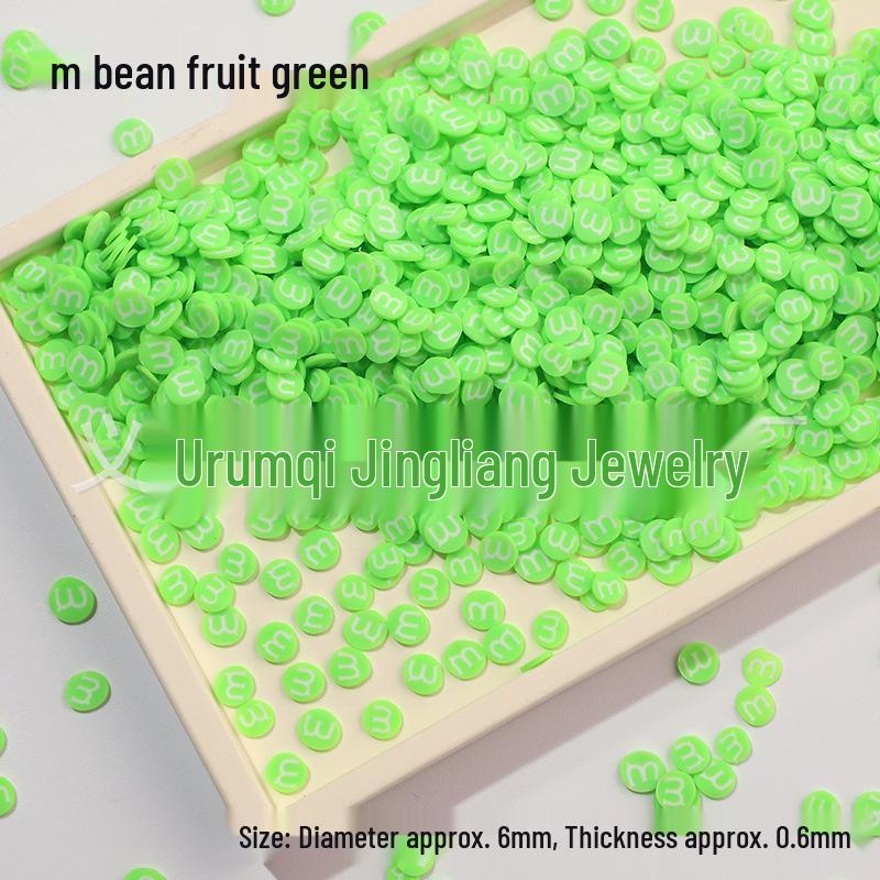 Экологичные мягкие глиняные слайсы M&M's для DIY Кристального Слайма и Поделок