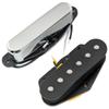 Musiclily Pro Alnico 5 Набор звукоснимателей для грифа и бриджа Telecaster для электрогитары Tele, Хромированные звукосниматели TL-60S, Гитар,