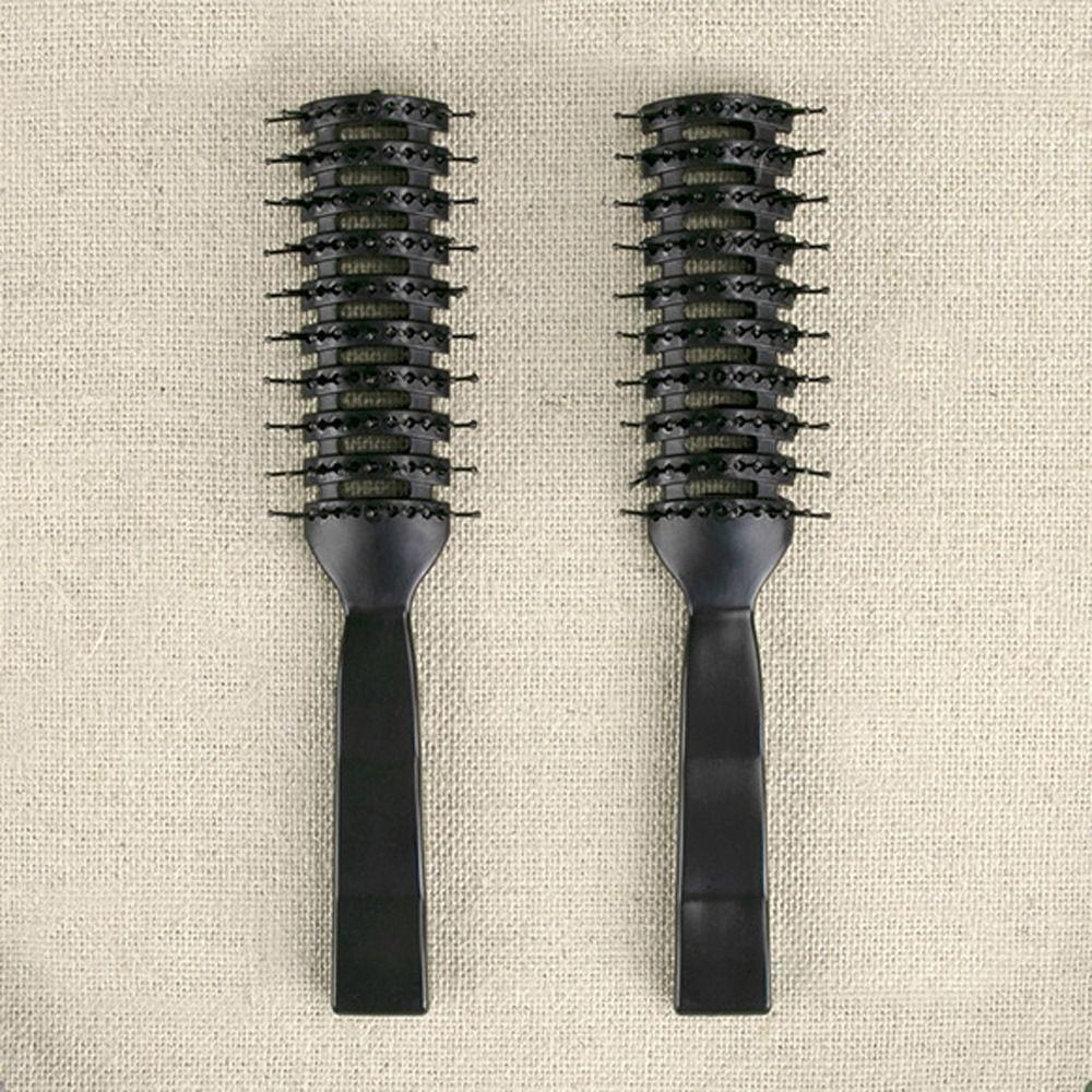 Plastic Anti-static Heat Comb Professional Massage Ribs Hair Comb Detangling Vent Brush  Men/Boy