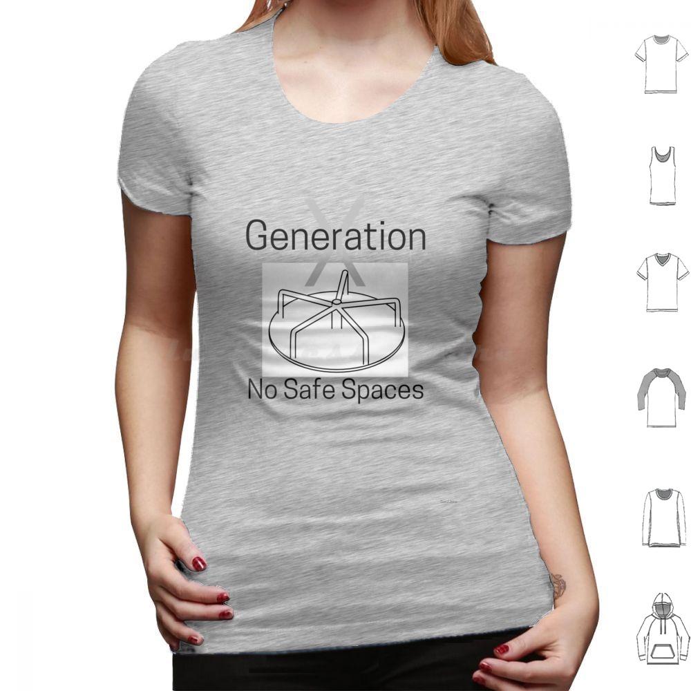No Safe Spaces T Shirt Big Size 100 Cotton Genx Gen X Generation X Generationx Genxjono Genx Jono Generations Generation 80s