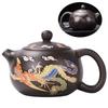 Dragon and Phoenix Purple Sand Pot Tea Color-changing Purple Clay  Zisha Teapot for Wood Stove or Stovetop Xuan-US
