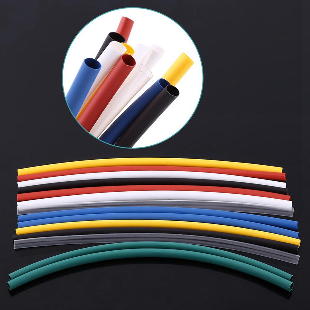 70pcs Halogen Free 2:1 Heat Shrink Tubing Wrap Cable Sleeve Shrinkable Tube