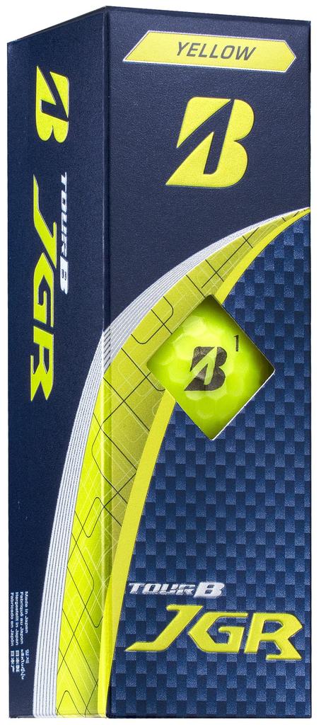 BRIDGESTONE TOUR B JGR Golf 2025 Pack of J5YX Balls, Model, 12, Yellow,