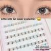 Wildcat Natural Single Cluster Lazy Trio False Eyelashes - Sunflower Novice Comics Barbie
