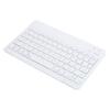 Wireless Bluetooth Keyboard 10Inch Lightweight UltraWide for Android for IOS for Windows(White)