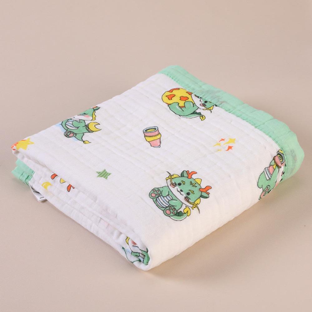 Baby Pure Cotton Class A Soft and Breathable Six-layer Integrated Children's Bath Towel Kindergarten Small Quilt