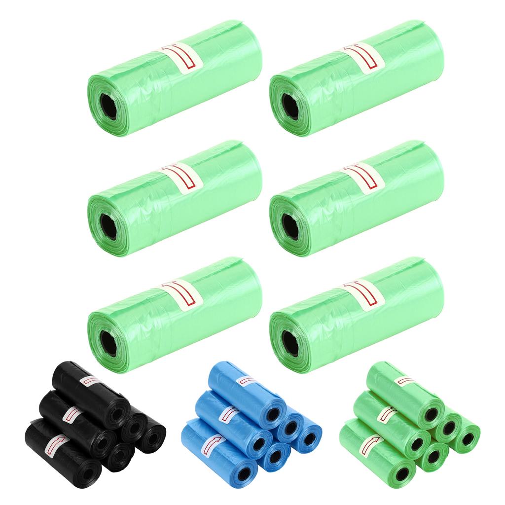 6 Rolls Pet Waste Bags Leak Proof Thick and Strong Portable Dog Poop Bags for Dogs Cats Pets