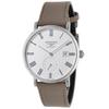 Longines Men's ELEGANT Automatic Watch, Water Resistant To 3 ATM, Sapphire Crystal, White Dial, Stainless Steel, L4.812.4.11.2, Beige