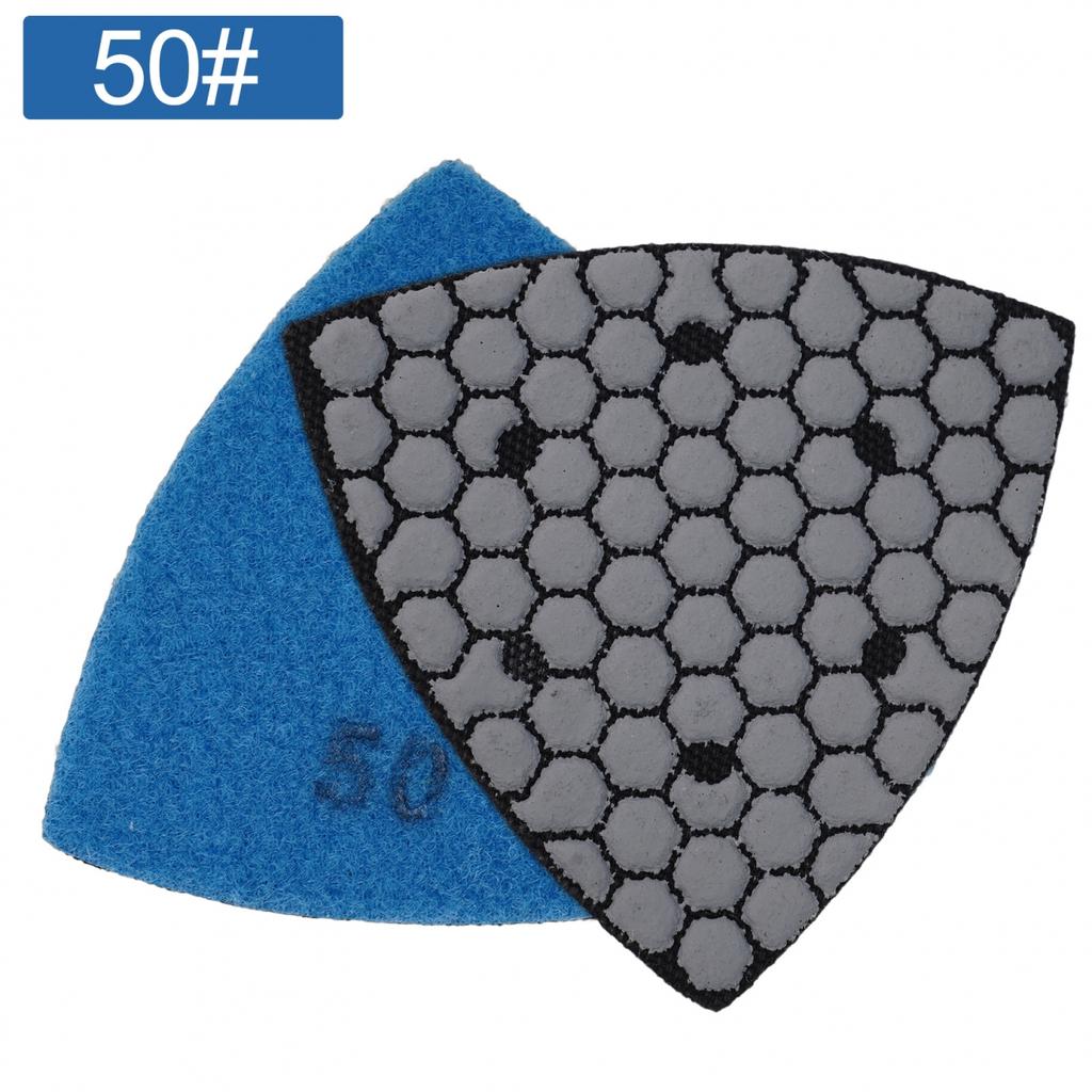 Granite Marble Stone Mm Triangle Diamond Dry Polishing Pads Good Durability