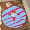 Celta Vigo Crest Design Round mat, Anti-slip Circle Carpet Chair rug For livingroom,Bedroom, doormat home decor Gift Christmas Gifts