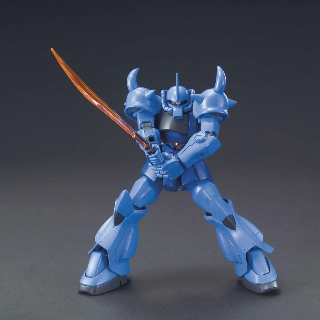 BANDAI SPIRITS HGUC 196 Mobile Suit Gundam Gouf Scale Plastic Model 1/144 Color-coded