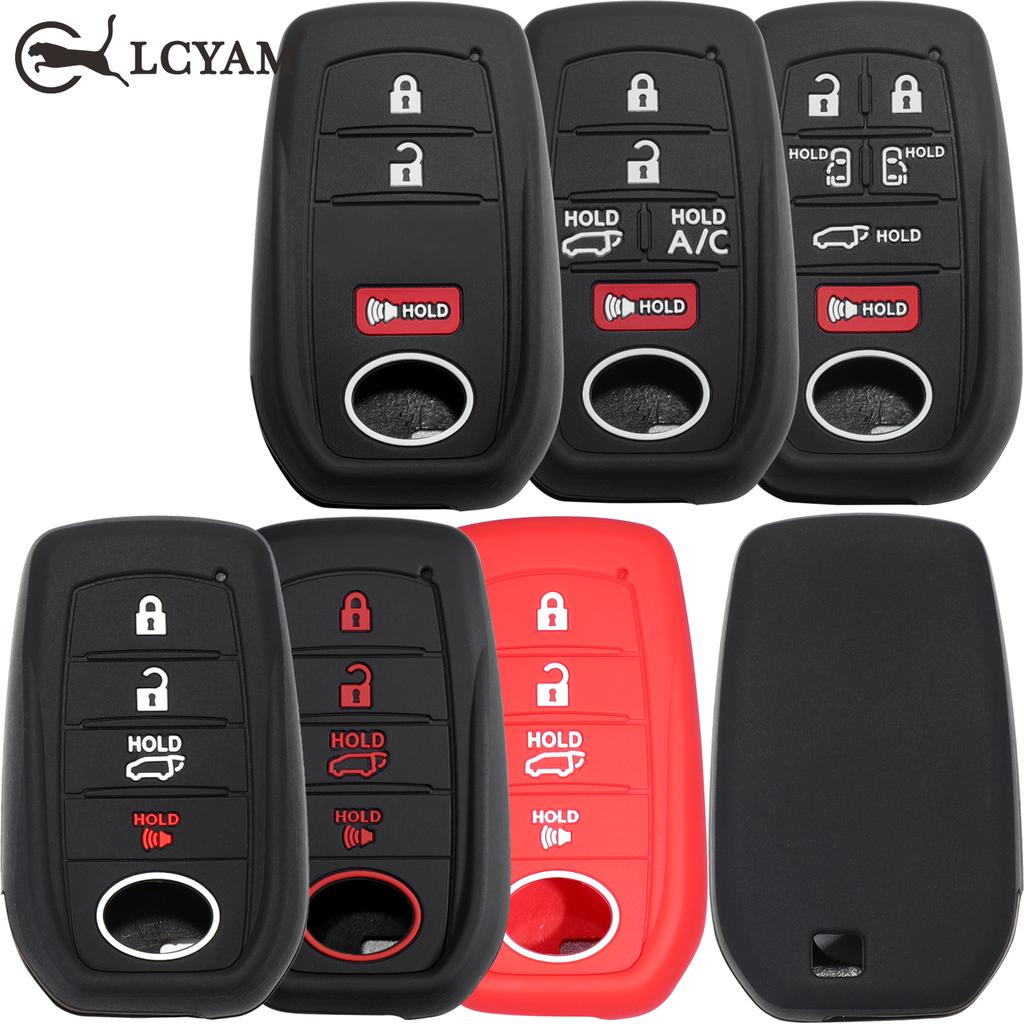 Чехол-брелок для ключа автомобиля для Toyota Alphard Vios Tacoma Fortuner Corolla Venza Grand Highlander Rav4 Xse Prime Land Cruiser Hilux