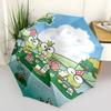 1pc Kero Kero Keroppi 35th Anniversary Automatic Opening/Closing Umbrella with Foldable Design, Iron Frame, Outdoor Use, Festival Gift, Suitable for F