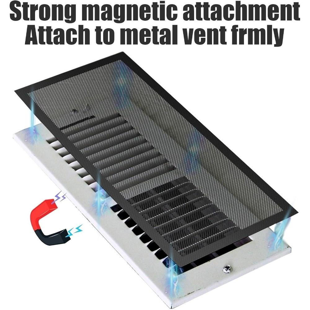 1/2Pcs Rectangle Floor Register Vent Covers 4 X 10'' Vent Covers Mesh  Home Improvement