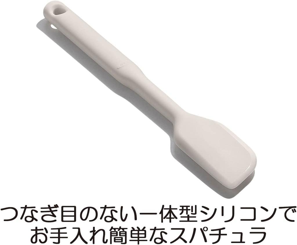 Силиконовый шпатель OXO S молочно-белый