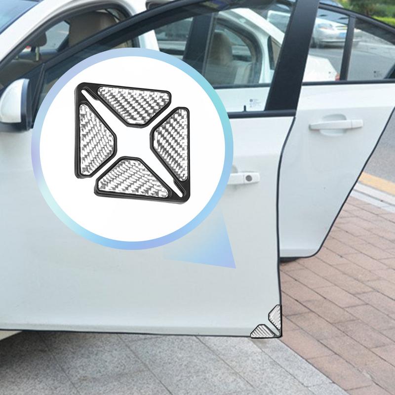 Защитная накладка на уголок двери автомобиля, 1 пара, защита от столкновений, прочная клейкая отделка края двери автомобиля, стильный автомобиль