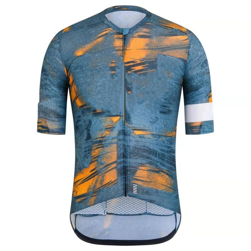 Mens Short Sleeve Cycling Jersey Breathable Quick-Dry Bike Riding Apparel Road