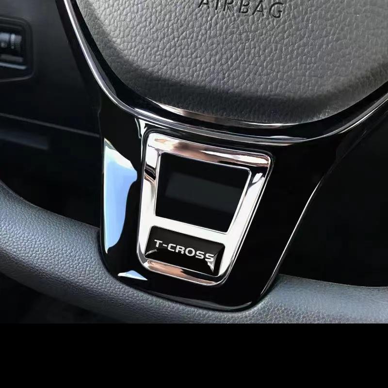 Для VW 1 шт. ABS Rline Логотип Значок Рулевого Колеса Эмблема Декоративные Наклейки Для Volkswagen R Golf 5 6 MK7 Passat TROC GTI Tigua