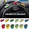 Для Mi + ni Coo + per F55 F54 F60 для автомобиля силикагель одна кнопка Старт Стоп наклейки крышка орнамент интерьер авто аксессуары украшения