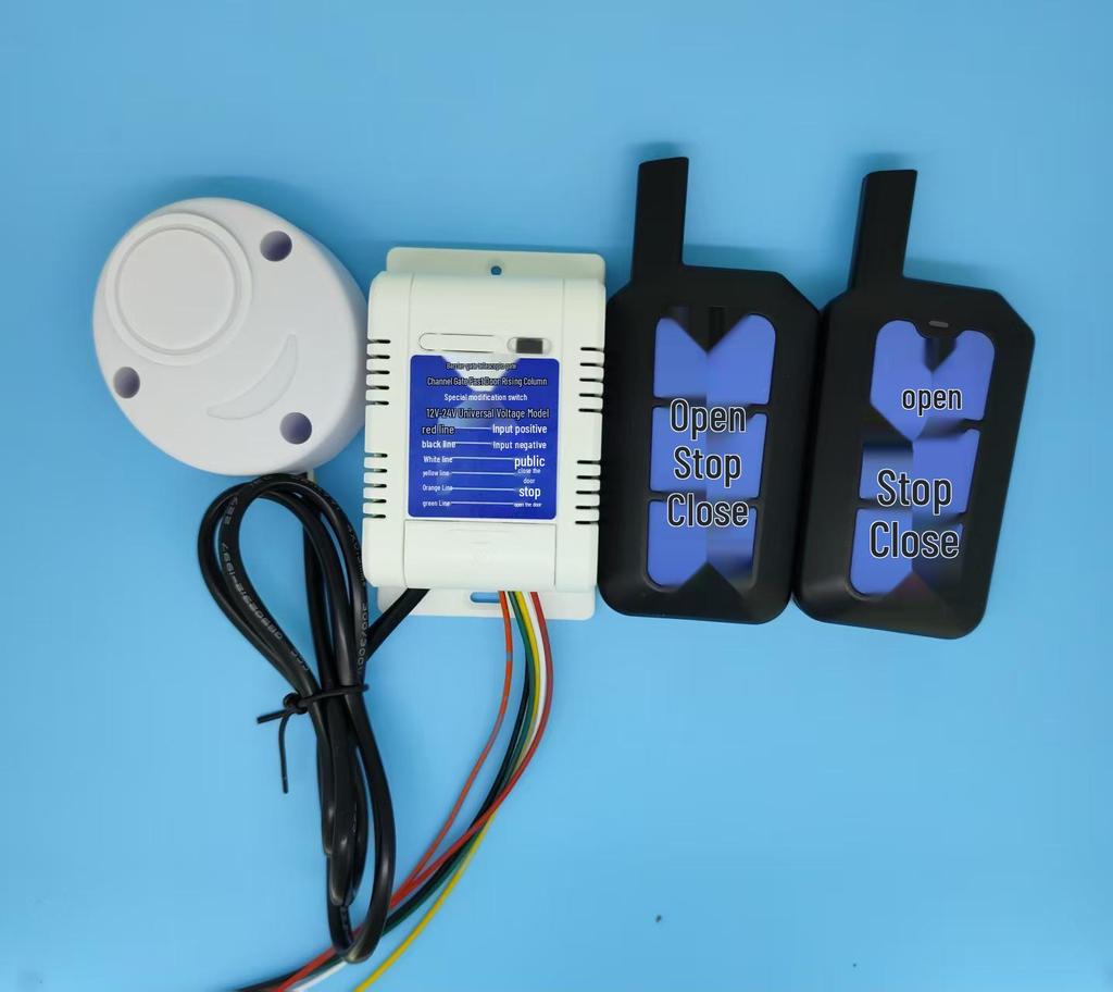 Universal Receiver for Fast Gate Barriers: 12-24V Remote Control with Long-Range Capability