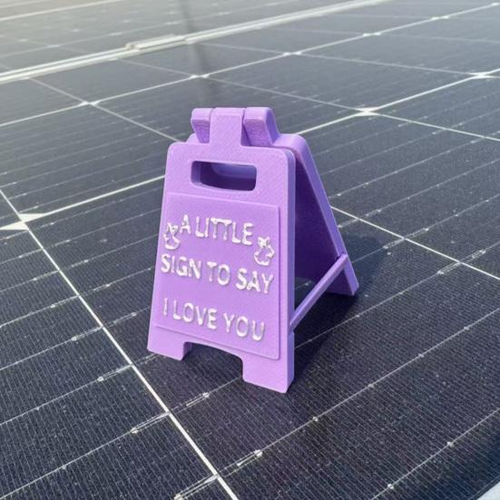 Я Люблю Тебя Настольная Табличка Маленькая Табличка, чтобы Сказать Я Люблю Тебя Мини-Пластинка Украшение Настольная Табличка, Напечатанная на 3D-принтере Украшение для Пасхальной Вечеринки Дома Стола