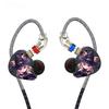 Наушники CVJ Nightelf IEM Наушники Проводные Композитные Двойные Динамические 8мм Динамические Драйверы Посеребренный Кабель DLC Алмазная Диафрагма Эргономичный Дизайн