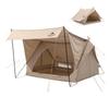Naturehike Official Shop Lodge Tent Каркасная палатка Поликоттон TC Вентиляция Простая установка Двухслойная семейная кемпинговая передняя комната Сетка из хлопчатобумажной ткани