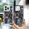 Механическая внутренняя структура Чехол для IPhone 16 15 14 13 12 11 Pro Max X XS Max XR 7 8 Plus Чехол