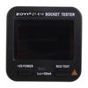 Outlet Tester LCD with Voltage Display RCD Receptacle Socket Tester Circuit Analyzer Polarity Detector EU/US/UK Plug