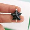 1pc Ceramics Pendant Conch Charm Fish Shell Sea Star Dolphin Stainless Steel PVD Gold for Necklace Bracelet