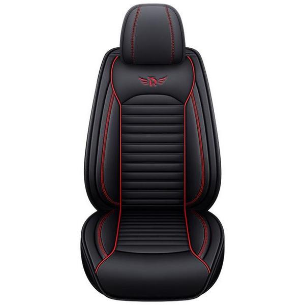 Universal Car Seat Cover Luxury Car Single Front Seat Mat PU Leather Full Cover Cushion Protector Cover