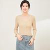 Women's Mulberry Silk Blend V-Neck Cardigan