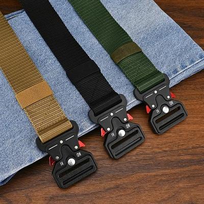 1PC Men's Belt Army Outdoor Hunting Multi Function Tactical Belt Combat Survival Marine Corps Canvas For Nylon Belt Women Sport Belt
