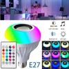 Bluetooth Music Bulb Remote Control Led Music Bulb Rgb Colorful Music Bulb Lamp E27 12w Led Rgb Dimmable LED Bulb for Home Party