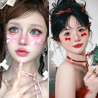 Ленточные наклейки для лица Mary Lady Makeup Face, кубические наклейки для лица, 2 листа * 1 набор, 2 шт.