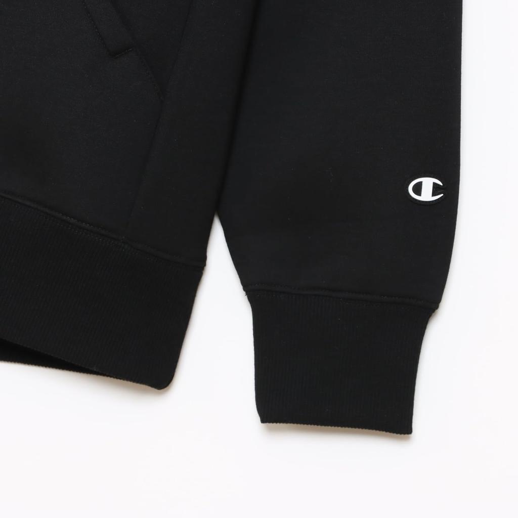 Champion 3LS Hooded Long Graphic Logo WRAP-AIR Techweave® Sweatshirt, Sleeve, Stretch, Warm, Print, C3-AS101-090-L