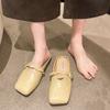 2025 New Korean Style New Summer Women Shoes Retro Large Size Sandals for Women Casual Flat Shoes for Women