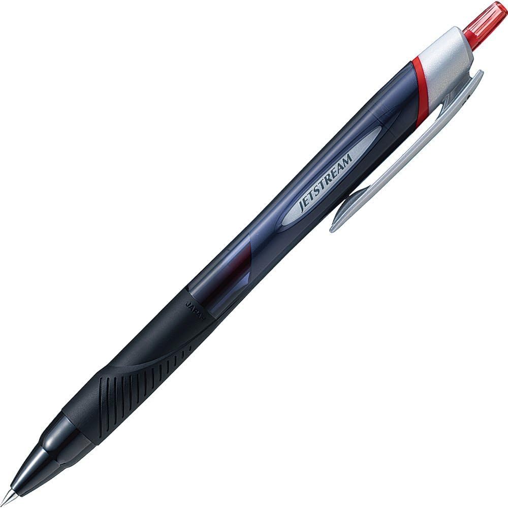 Mitsubishi Pencil Jetstream Шариковые Легко Пишущие Ручки на Масляной Основе, Набор из 10 штук, 0,38 мм, Красный, Писать, SXN15038.15