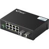 Huigu Managed Gigabit Fiber Optic Transceiver Switch