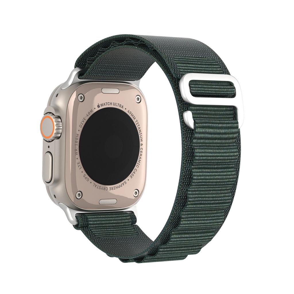 Sport Strap With Buckle For Apple Watch 8 / 7 / 6 / Se / 5 / 4 / 3 / 2 / 1 (41, 40, 38 Mm) Dux Ducis Strap Gs Version - Green