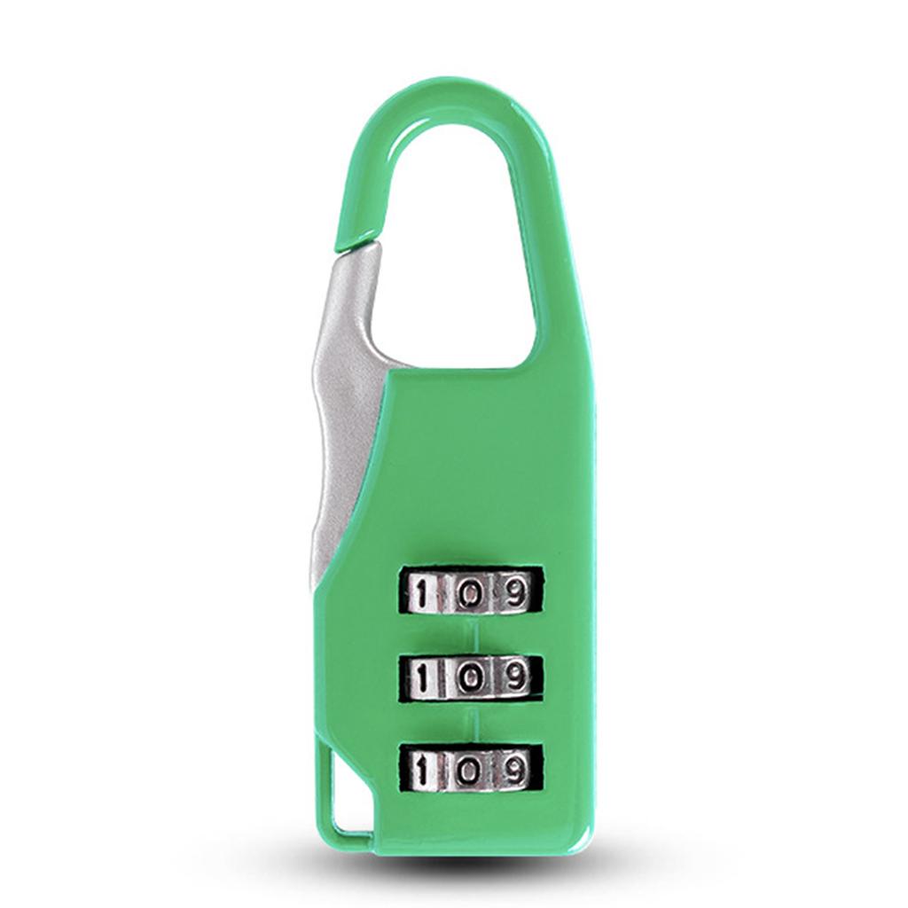 Мини-навесной замок Маленькие замки с 3-значным кодовым замком без ключа Защитный замок для дневника, рюкзака, багажа, чемодана, молнии