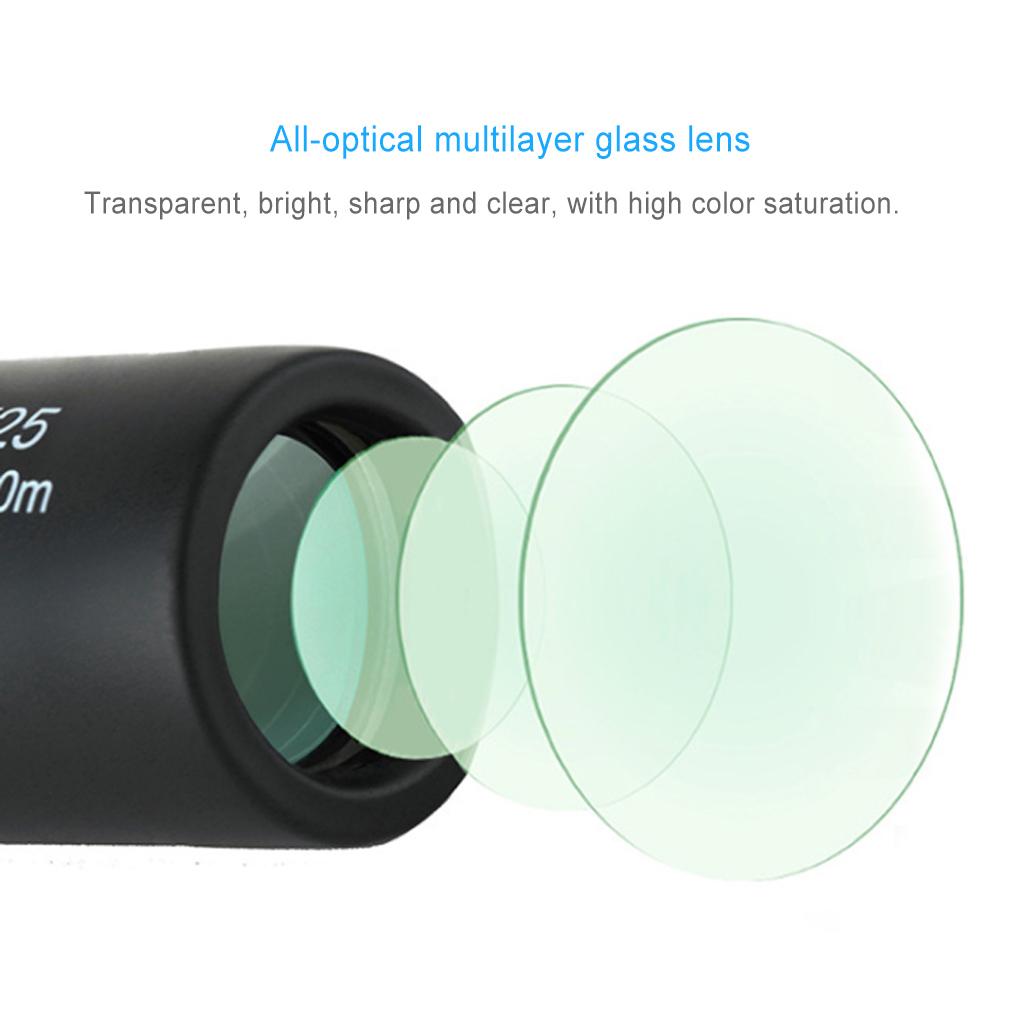 Мини карманный телескоп 30x25 модернизированный монокулярный телескоп определение вид инструмент для наблюдения путешествия дорожные принадлежности