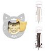 Cat Embossed Biscuit Kit + 2 White and Brown Chocolate Pens