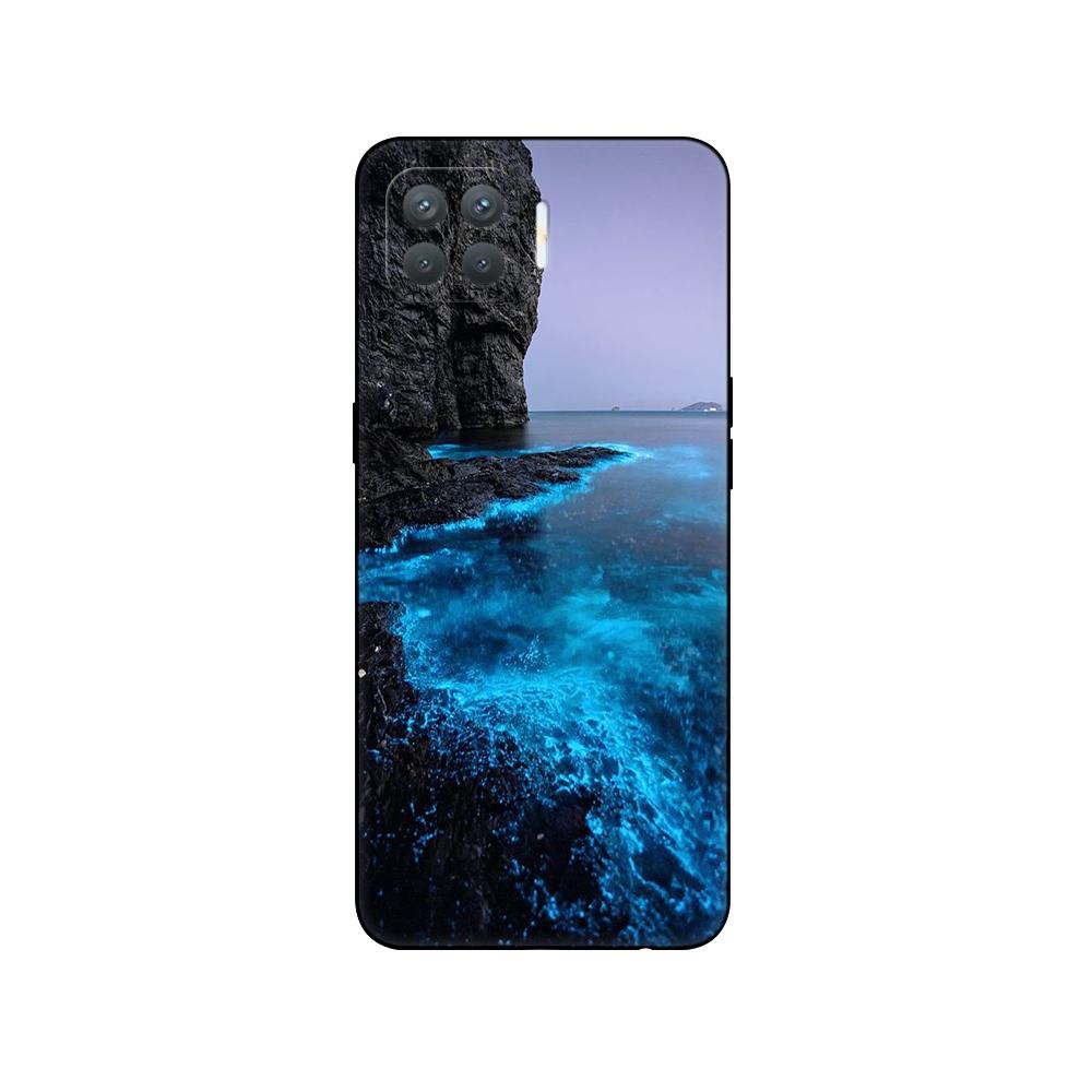 Чехол для Oppo Reno4 Lite, чехол для Oppo Reno4 F, чехол для Oppo F17 Pro, задняя крышка CPH2125 SPH2209 CPH2209 CPH2119 Reno 4 F, черный чехол из ТПУ 6,43 дюйма