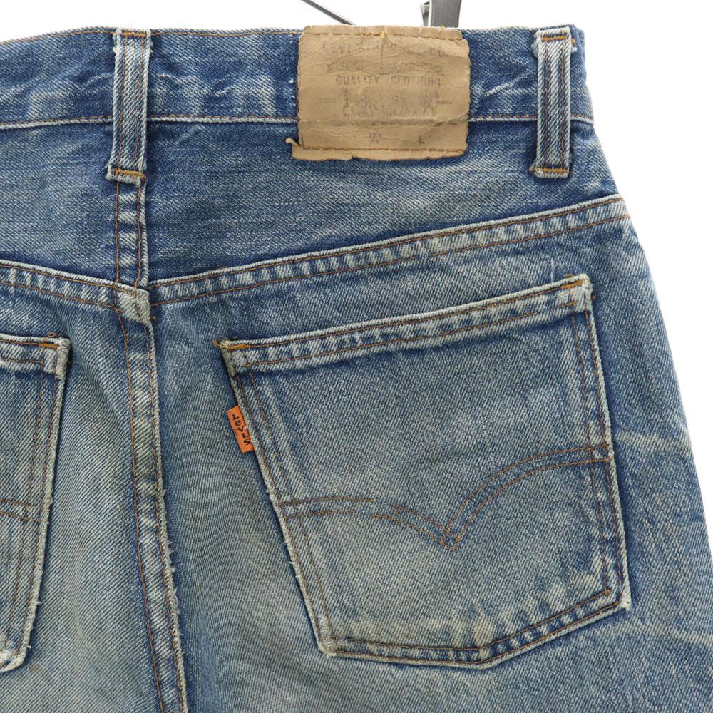 Levi's 80-е 42 Talon 5 карманов джинсы прямого кроя с оранжевым лейблом Мужские Б/У
