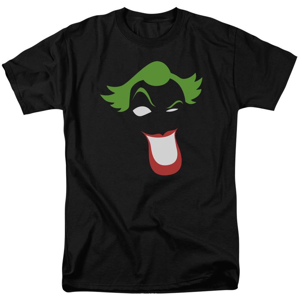 Batman Joker Simplified DC Comics Licensed Adult T-Shirt