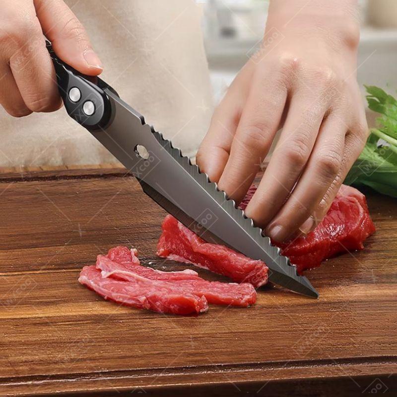 Heavy-Duty Chicken Bone Scissors 2-in-1 Detachable Kitchen Scissors Suitable for Chicken Duck Fish and Meat Barbecue Scssicor5