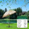 Outdoor Sunshade: Anti-Straw Hat Thatch Umbrella for Patio, Photography, and Garden