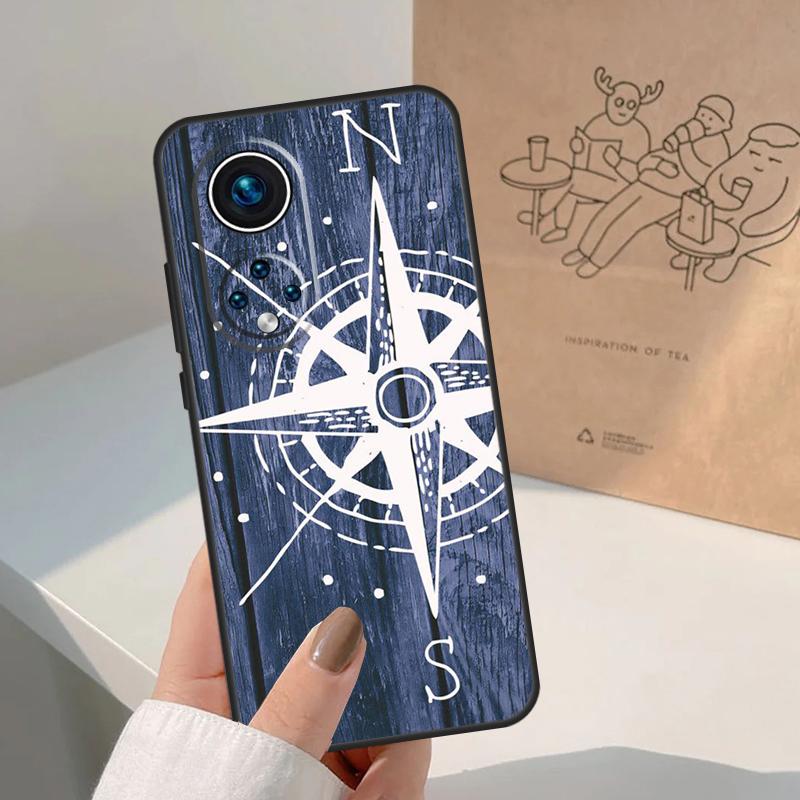 Карта мира Компас Морской Для Чести Магический 8 Pro 5 6 7 Lite Чехол Для Honor Win RT 200 400 50 70 90 X8b X9a X9b X9c X9d